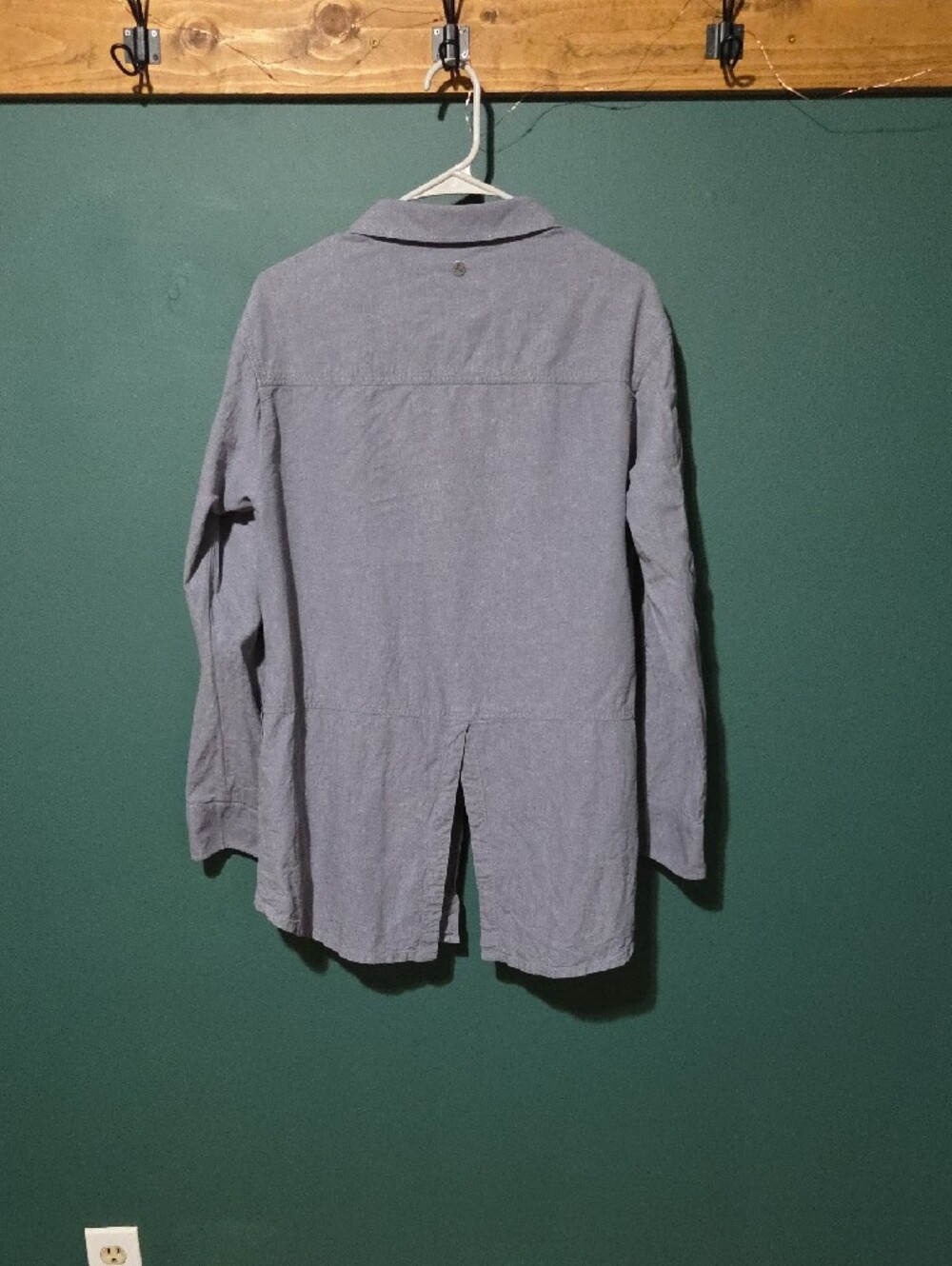 PrAna Womens Vapor Aster Hemp Lyocell Roll Sleeve Tunic Top - Picture 4 of 6